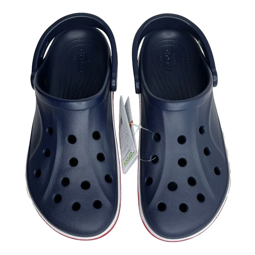 Crocs Bayaband Mens‎ Slip-on Clog Size 10 Navy Blue Water Friendly Lightweight